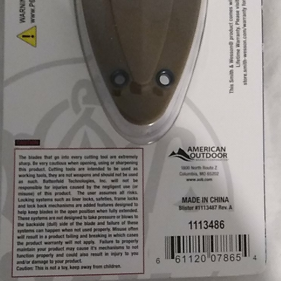 New Smith & Wesson Knife & Sheath - Picture 8 of 12